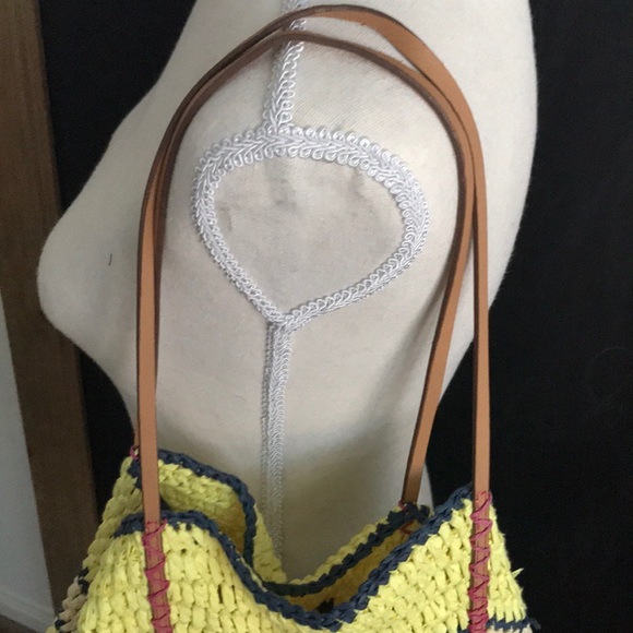 Loft Striped Straw Tote - Picture 4 of 4